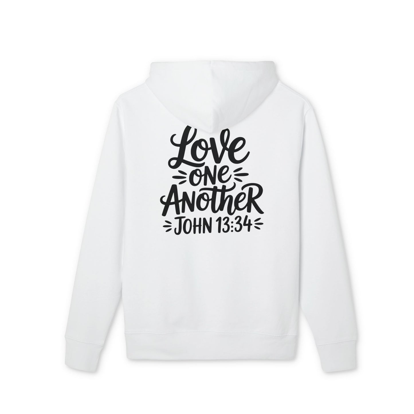 Love One Another Hoodie — John 13:34 Christian Prayer Sweatshirt
