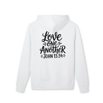 Love One Another Hoodie — John 13:34 Christian Prayer Sweatshirt