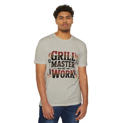 Grill Master at Work T-Shirt — BBQ Chef Funny Dad Gift