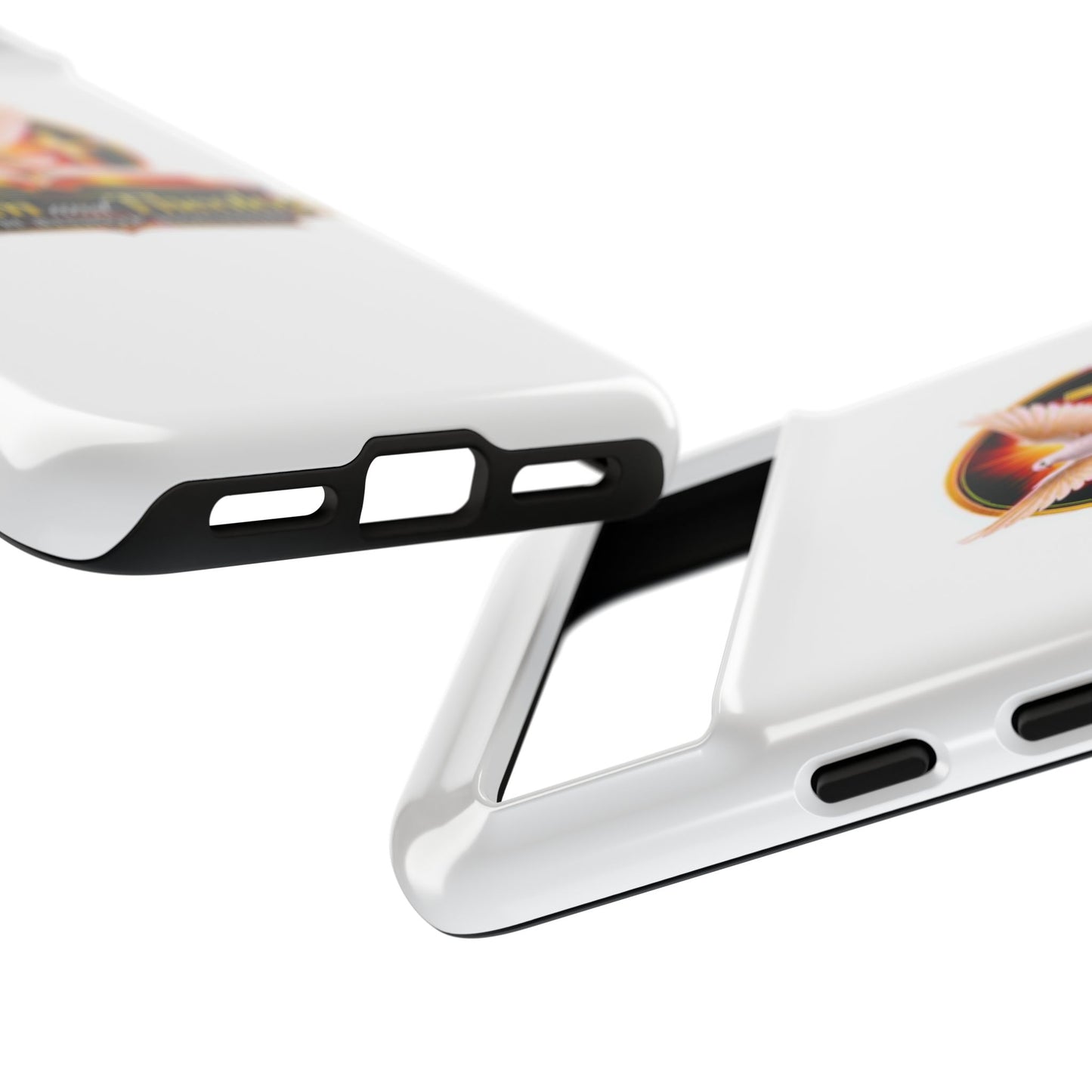 Wisdom and Theology Phone Case — Christian Dove & Cross Protective Tough Case
