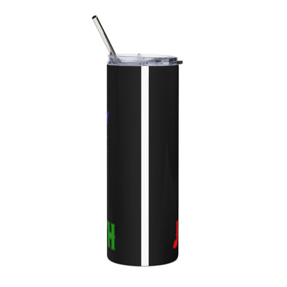 Juneteenth Stainless Steel Tumbler — "I Am Black" Empowerment Pride 20oz