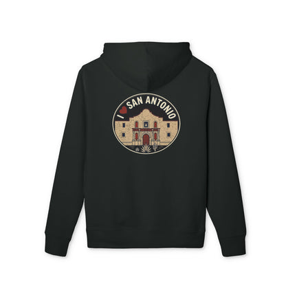 San Antonio Alamo Hoodie — Vintage Travel Graphic Pullover