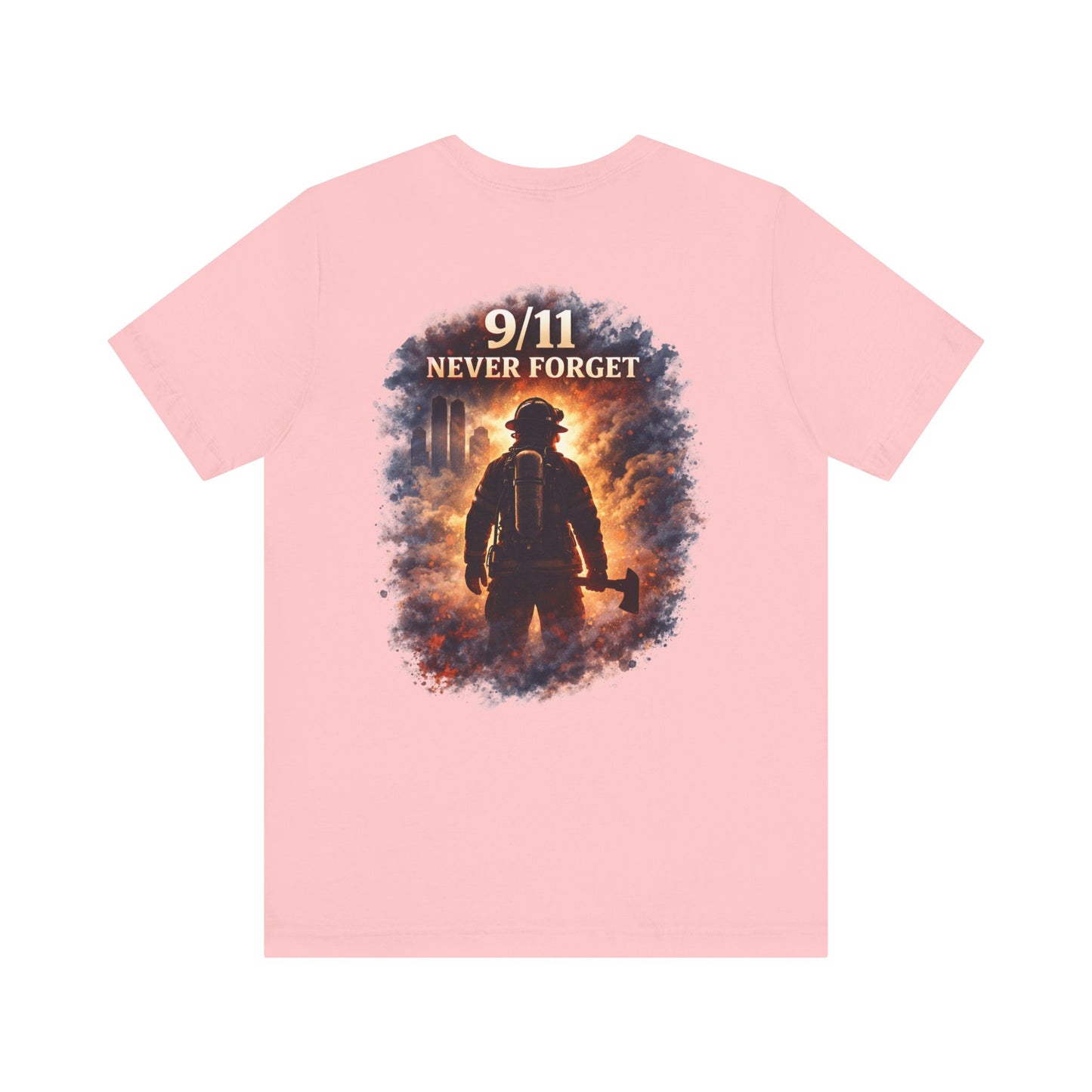 9/11 Never Forget Firefighter Tribute Tee