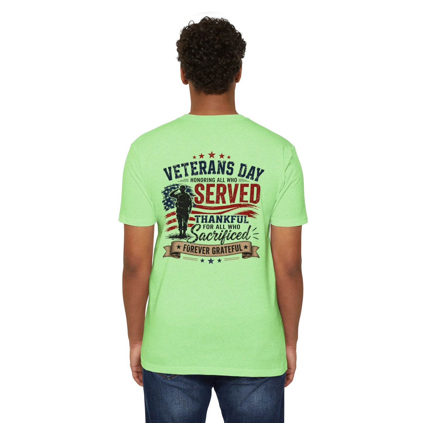 Veterans Day Served Tribute T-Shirt — Thankful & Forever Grateful
