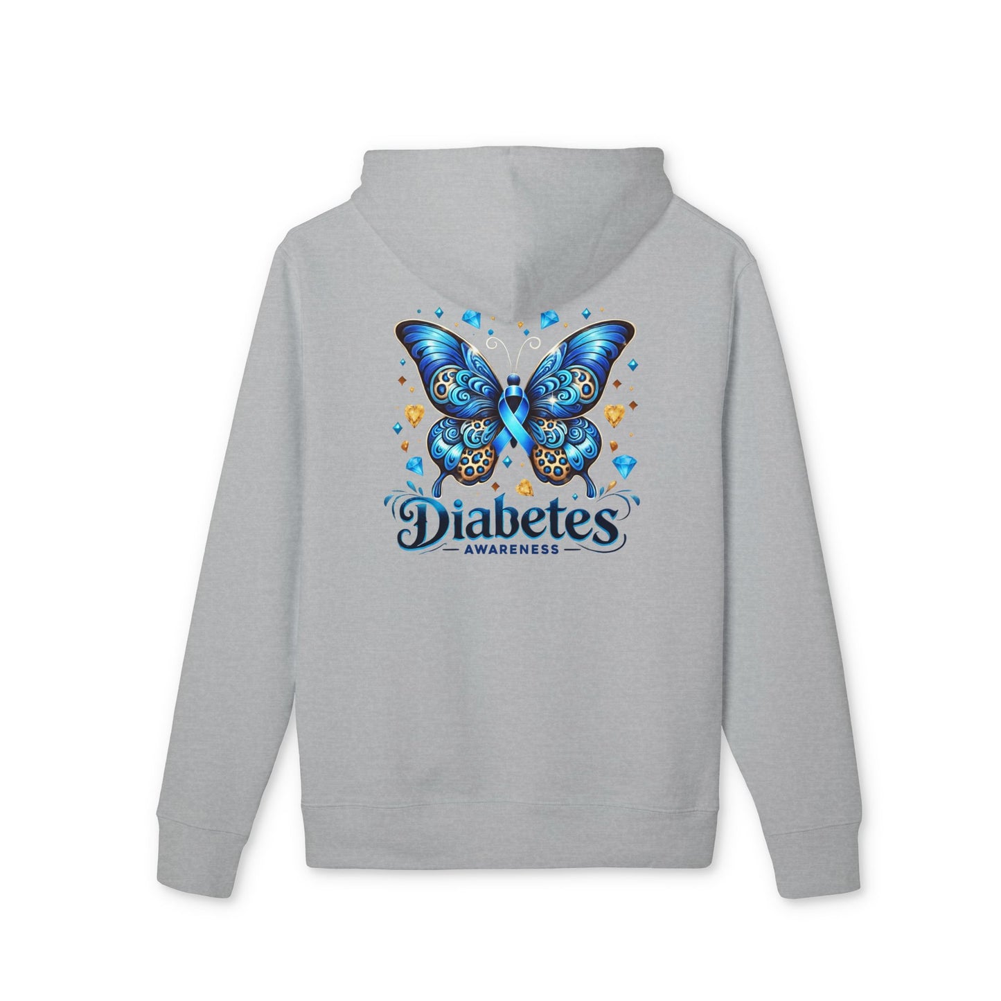 Diabetes Awareness Butterfly Hoodie