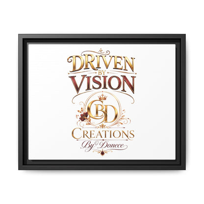 Driven by Vision Framed Canvas Wall Art