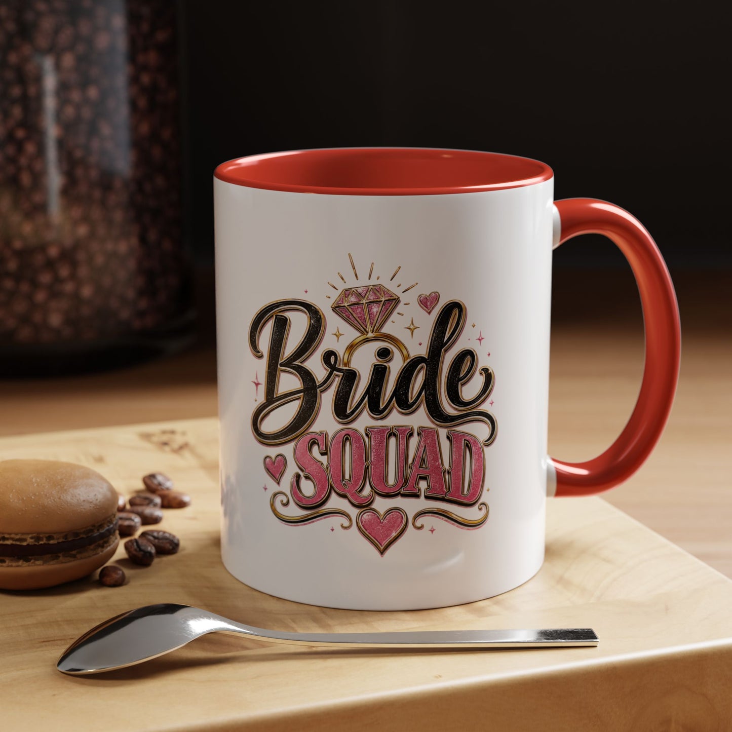 Bride Squad Coffee Mug — Bachelorette Party Gift, Bridal Shower Accent Mug