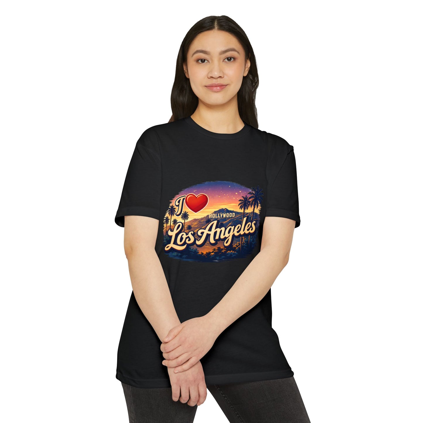 Los Angeles Sunset T‑Shirt — I  Los Angeles Vintage Palm Beach Tee