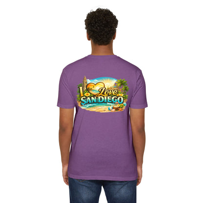 I Love San Diego T-Shirt — Vintage Beach Vacation Tee