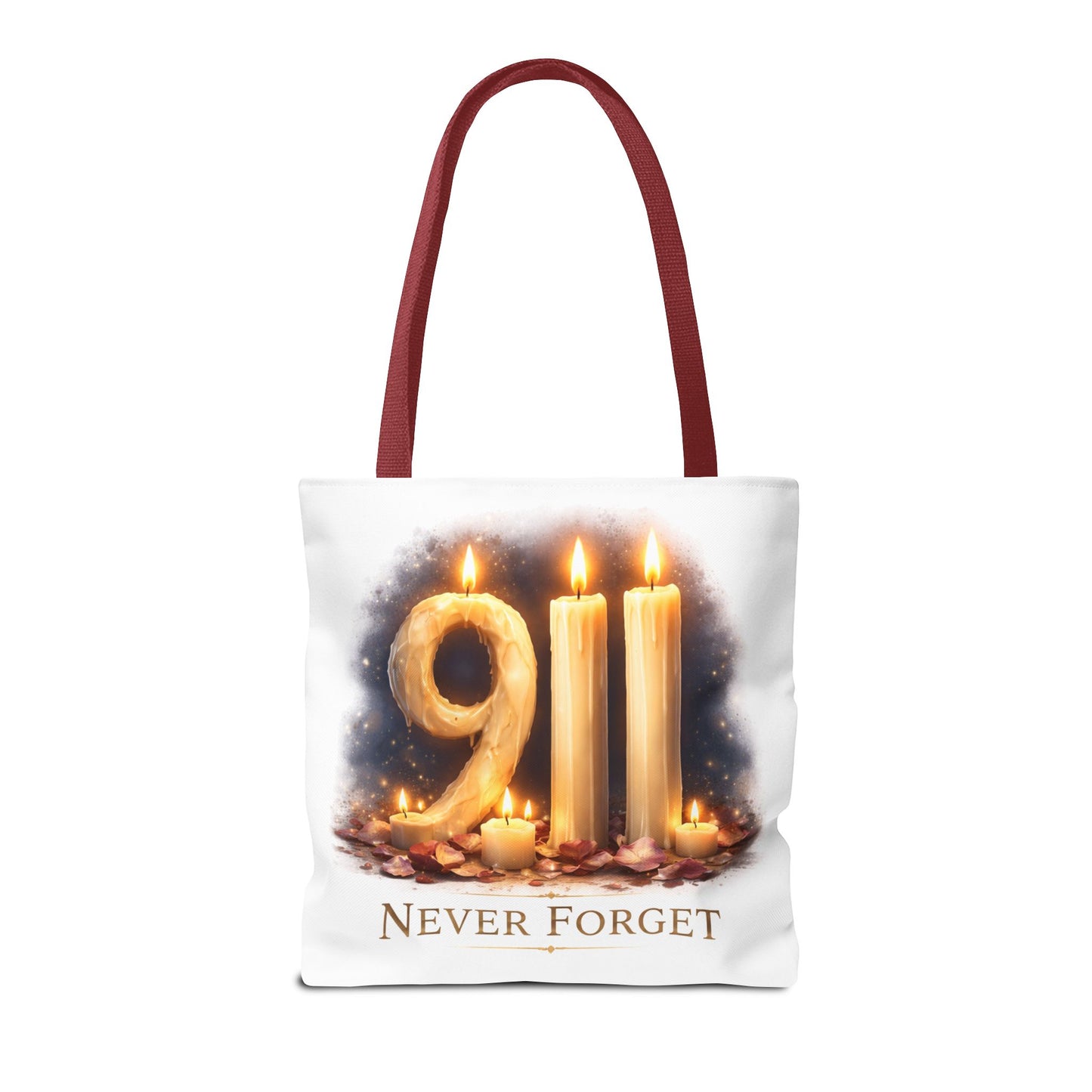 9/11 Never Forget Memorial Tote Bag
