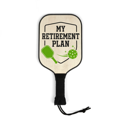 Pickleball Paddle Set - "My Retirement Plan" Fun Retirement Gift