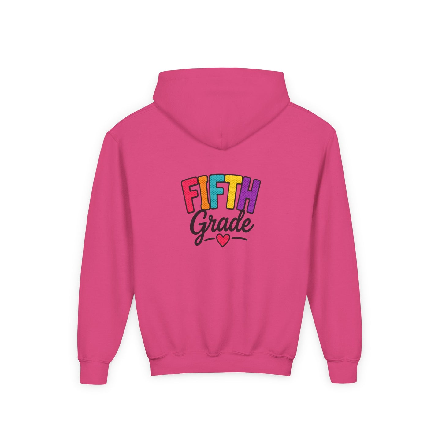 Fifth Grade Kids Hoodie - Colorful Back-to-School Sweatshirt for Students