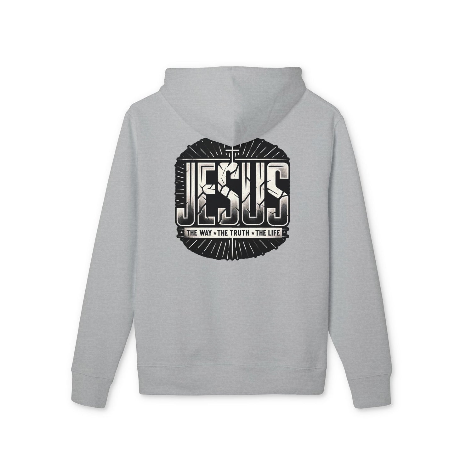 Jesus Hoodie — “Jesus: The Way • The Truth • The Life” Graphic Pullover