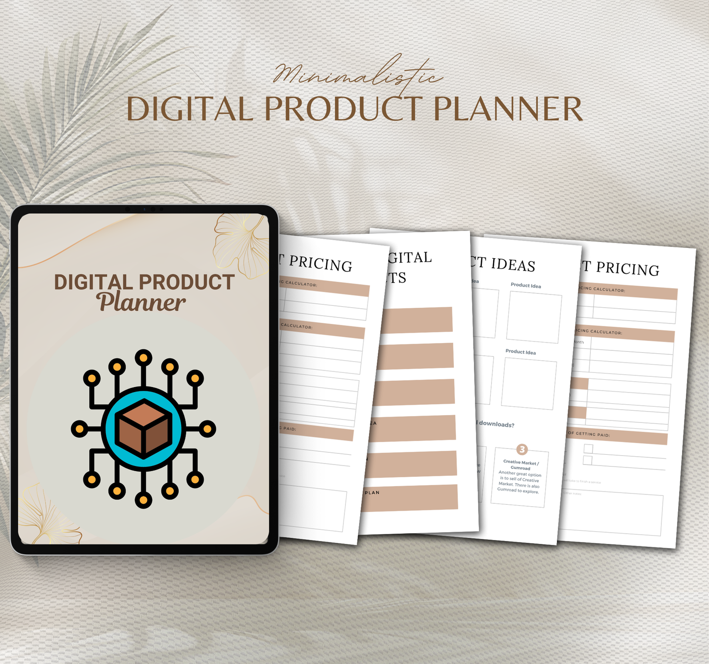 Digital Product Planner | PDF Planner for Online Business & Product Launches