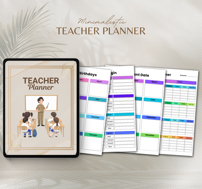 Teacher Planner | Lesson Planning & Classroom Organization PDF