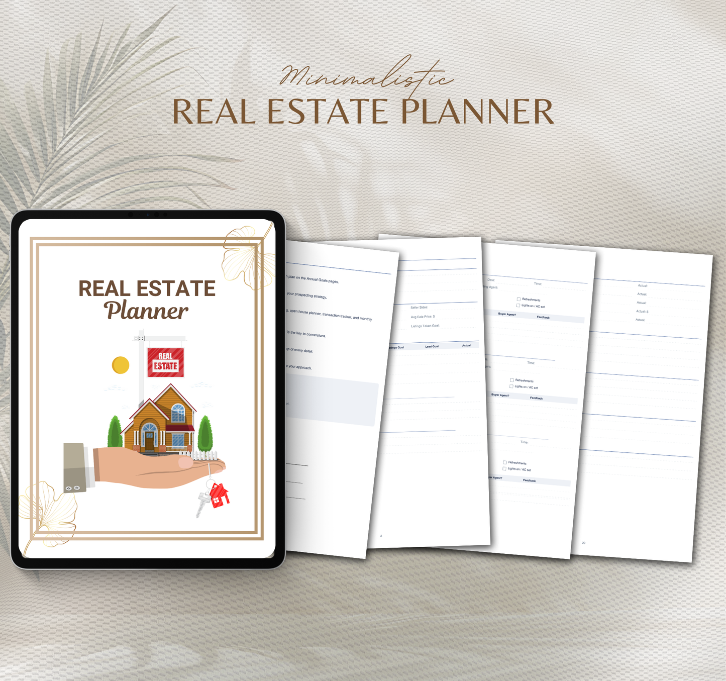 Real Estate Planner | Property Management & Investment Digital Planner