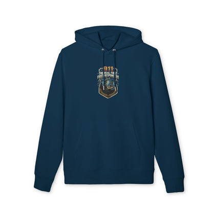 First Responders Badge Hoodie — "The Real First Responders" Tribute Sweatshirt