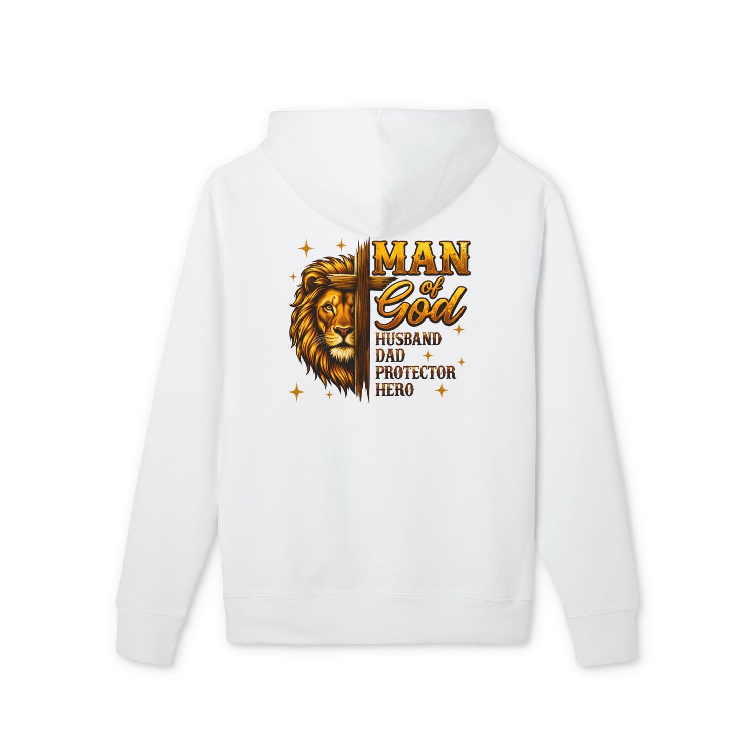 Man of God Lion Hoodie — Husband, Dad, Protector Tribute Hoodie