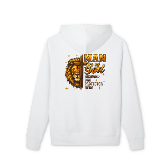 Man of God Lion Hoodie — Husband, Dad, Protector Tribute Hoodie