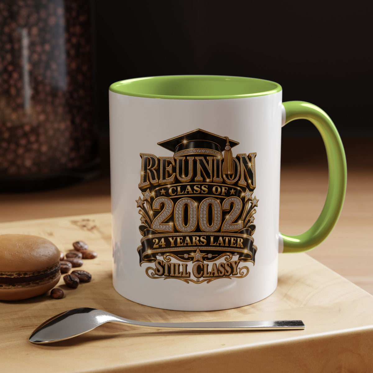 Class of 2002 Reunion Coffee Mug — "Still Classy" Accent Mug (11/15oz)