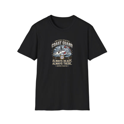 Coast Guard Rescue Always Ready, Always There T-shirt
