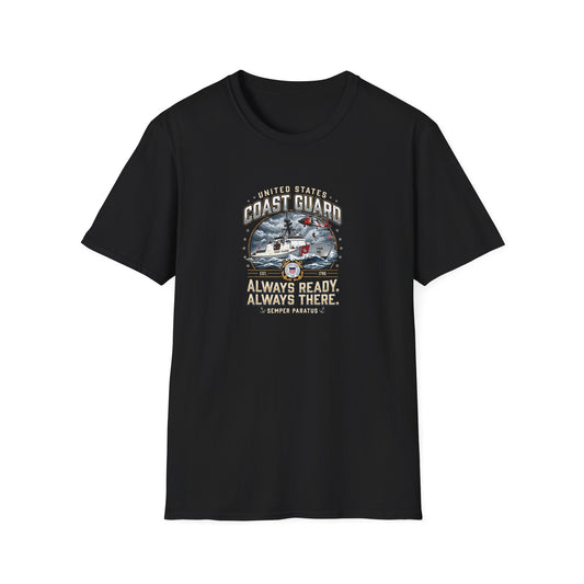 Coast Guard Rescue Always Ready, Always There T-shirt