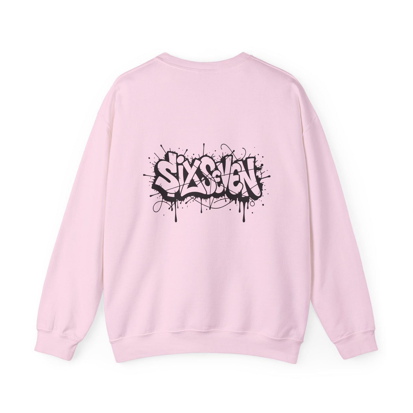 Graffiti 'Six Seven' Crewneck Sweatshirt