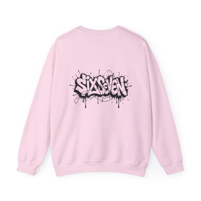 Graffiti 'Six Seven' Crewneck Sweatshirt