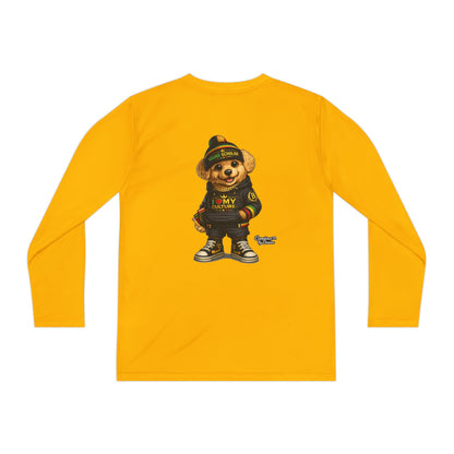 Youth Long Sleeve Tee — Streetwear Teddy Bear Graphic