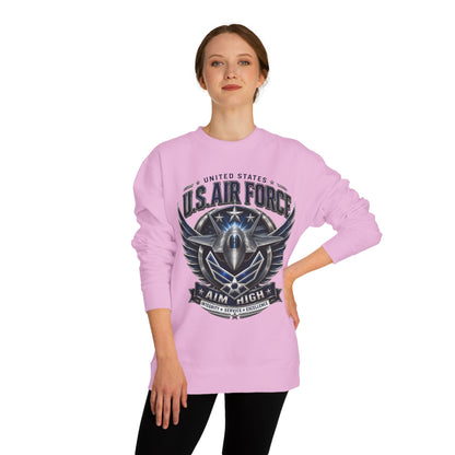 U.S. Air Force 'Aim High' Crewneck Sweatshirt — Military Aviation Graphic