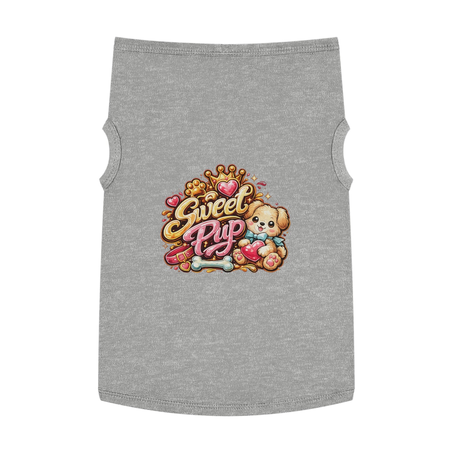 Sweet Pup Dog Tank Top — Cute Puppy Graphic Pet Tee