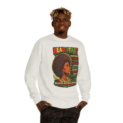 Head Start Black Excellence Sweatshirt — Afrocentric Empowerment Crewneck