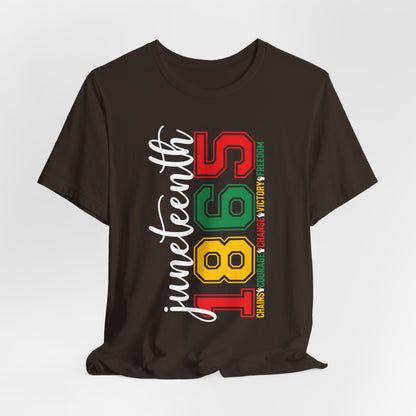 Juneteenth 1865 Celebration Tee — Black History Freedom T-Shirt