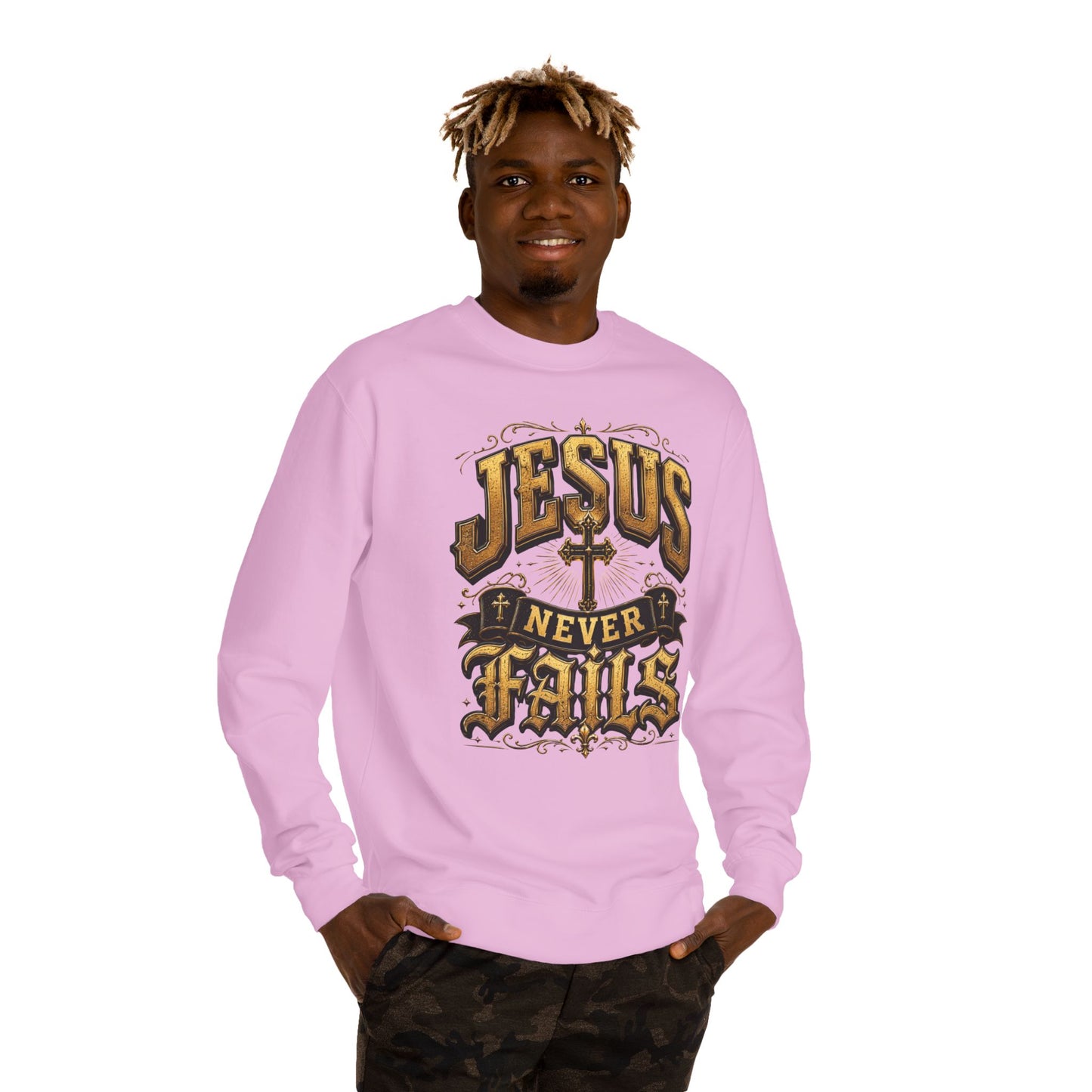 Jesus Never Fails Sweatshirt