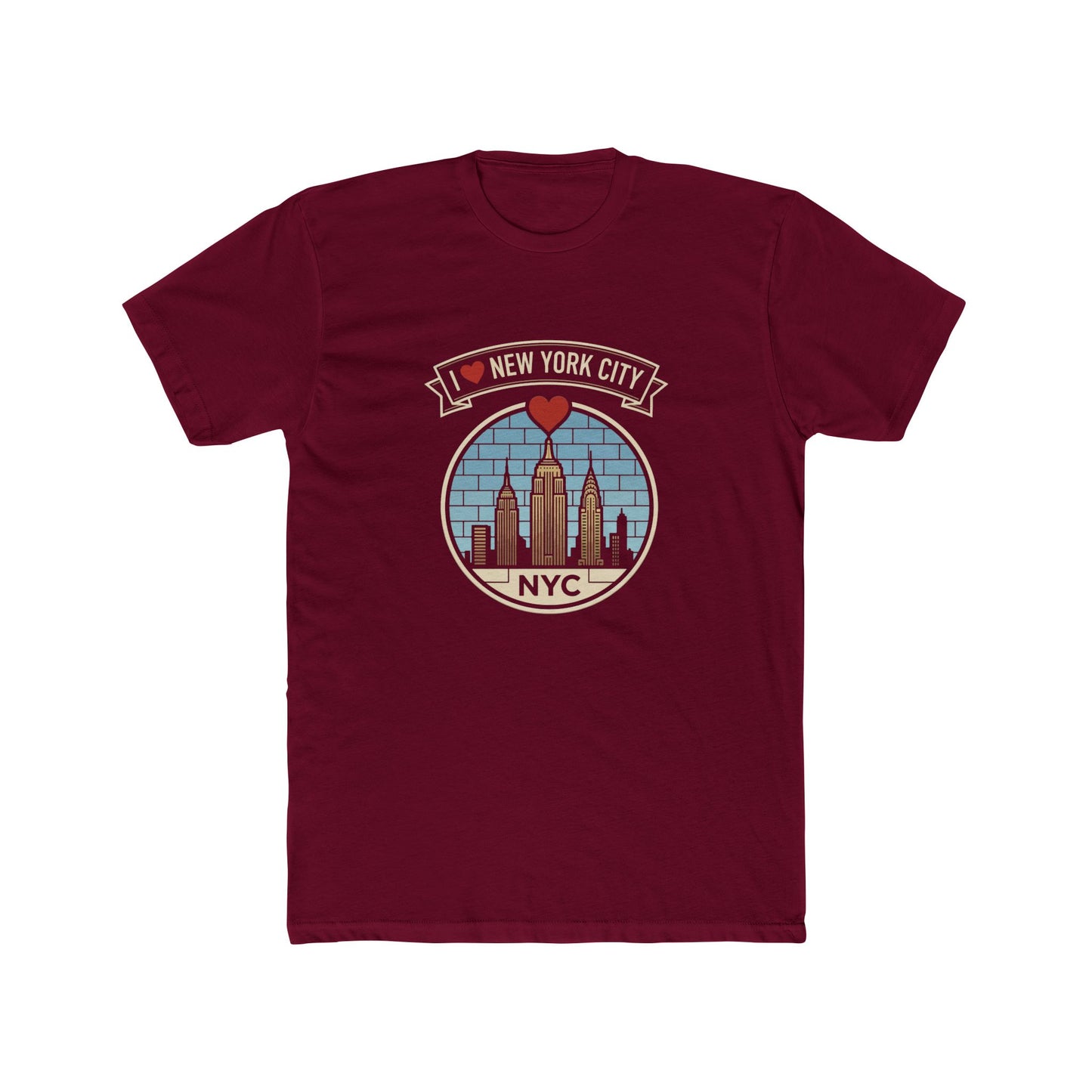 NYC Skyline T-Shirt — I  New York City Graphic Tee