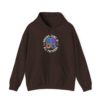 Brains Come in All Patterns Hoodie