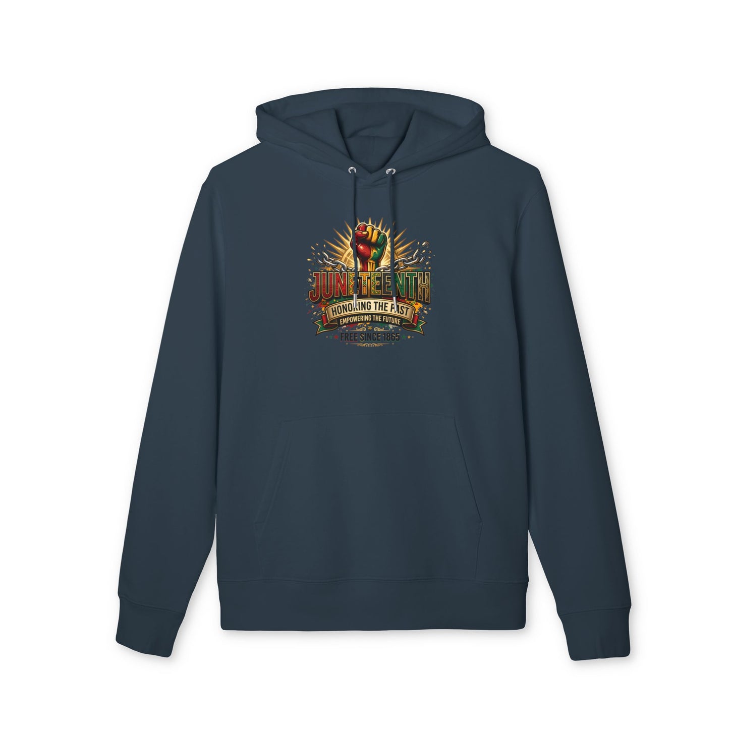 Juneteenth Hoodie – "Honoring the Past, Free Since 1865" Celebration Sweatshirt