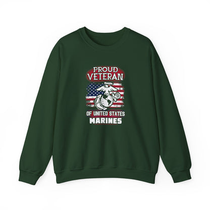 Proud Veteran of United States Marines Sweatshirt
