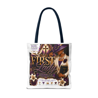 First Lady Christian Tote Bag – Faithful Grace Inspirational Church Purse