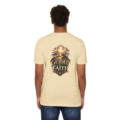 Guided by Faith T-Shirt — Christian Inspirational Tee