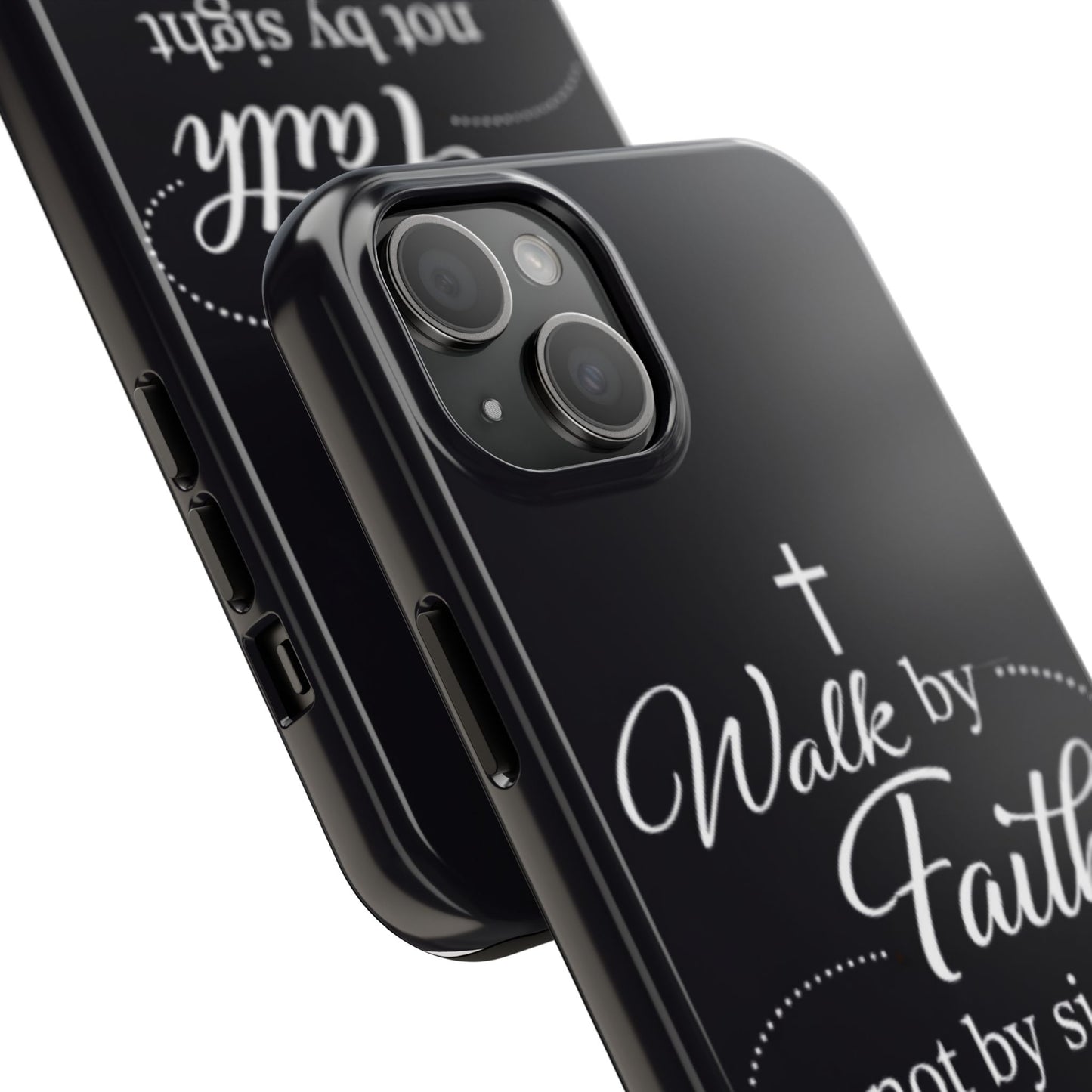 Walk by Faith Tough Phone Case – Christian Inspirational Scripture Design