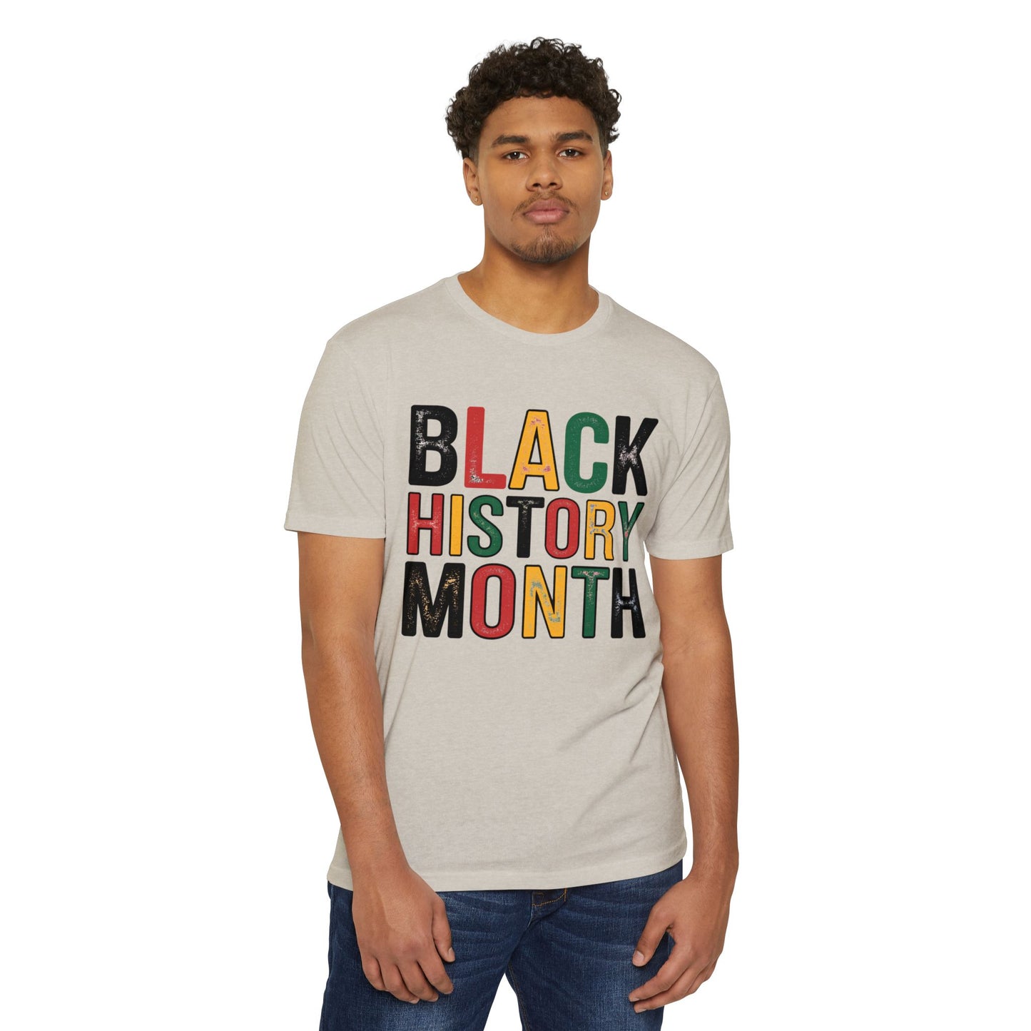 Black History Month T-Shirt — Bold Retro Pan-African Lettering