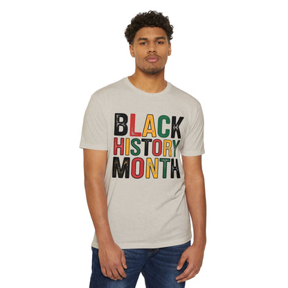 Black History Month T-Shirt — Bold Retro Pan-African Lettering
