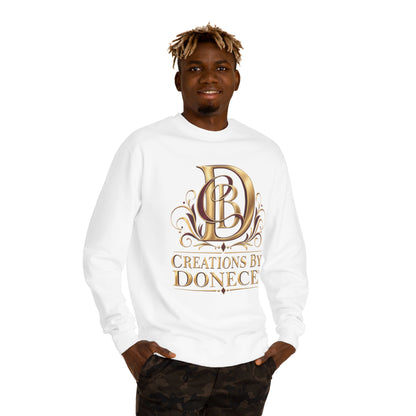 Crewneck Sweatshirt — Creations By Donece Gold Monogram Logo