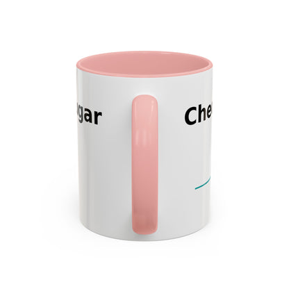 Accent Coffee Mug – 'Checking My Blood Sugar Like It's My Job' Diabetes Awareness Mug