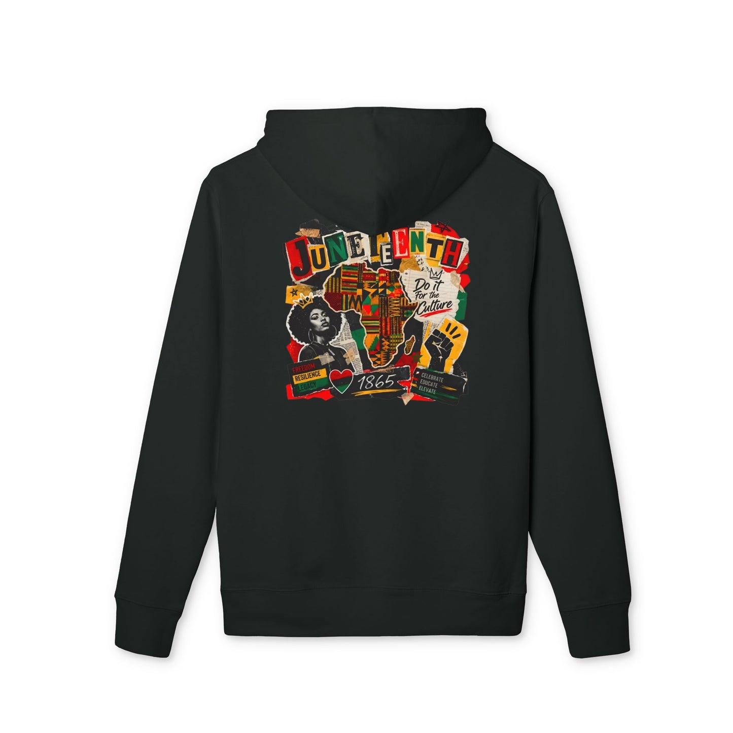 Juneteenth Celebration Hoodie — Black History Unity Graphic Pullover