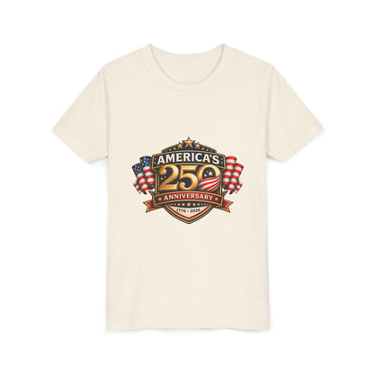America's 250th Anniversary Youth Tee - Patriotic 1776–2026 Celebration Shirt
