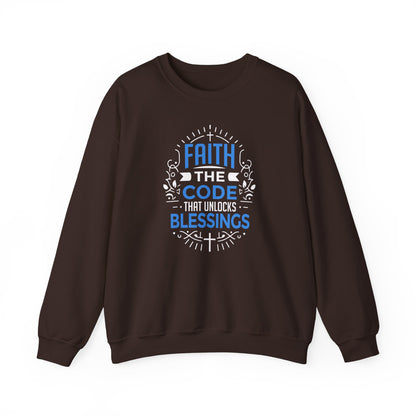 Faith The Code That Unlocks Blessings Sweatshirt
