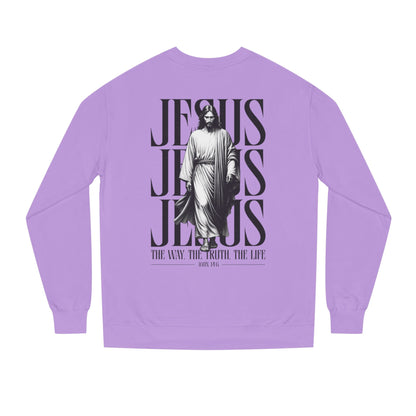 Jesus Graphic Sweatshirt — 'The Way The Truth The Life' Christian Crewneck