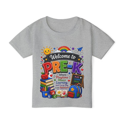 Welcome to Pre-K Toddler T-Shirt – Colorful Back-to-School Preschool Tee